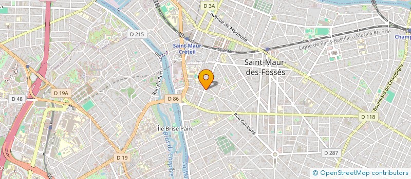 localisation de l'entreprise MONSIEUR AHMED BEN AHMED à SAINT-MAUR-DES-FOSSES