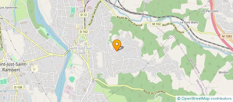 localisation de l'entreprise MONSIEUR AHMED BEN-AHMED  SAINT-JUST-SAINT-RAMBERT