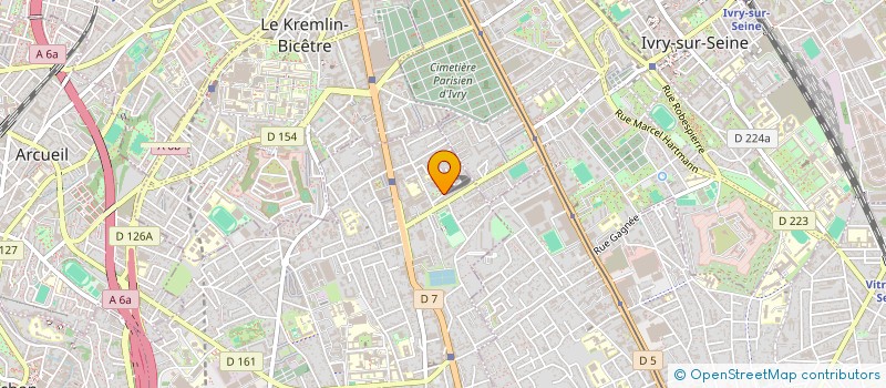 localisation de l'entreprise MONSIEUR AHMED BEN DAADI  VILLEJUIF