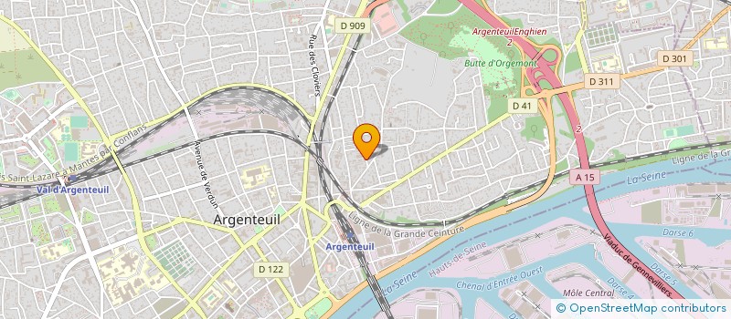 localisation de l'entreprise MONSIEUR AHMED BEN DJABALLAH  ARGENTEUIL