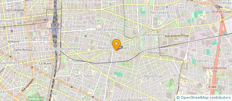 localisation de l'entreprise MONSIEUR AHMED BEN GHEZALA  VILLEURBANNE