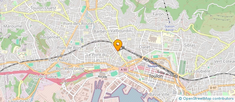 localisation de l'entreprise MONSIEUR AHMED BEN GHOZZI  TOULON