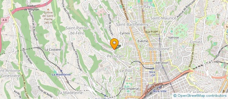 localisation de l'entreprise MONSIEUR AHMED BEN HASSINE  NICE