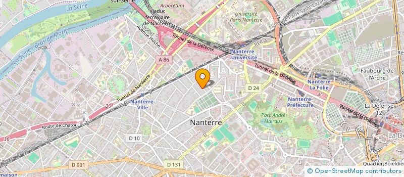 localisation de l'entreprise MONSIEUR AHMED BEN IDDIR  NANTERRE