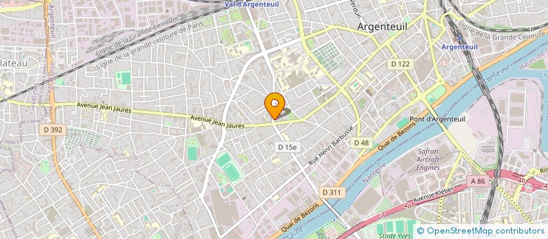 localisation de l'entreprise MONSIEUR AHMED BEN IGHIL  ARGENTEUIL