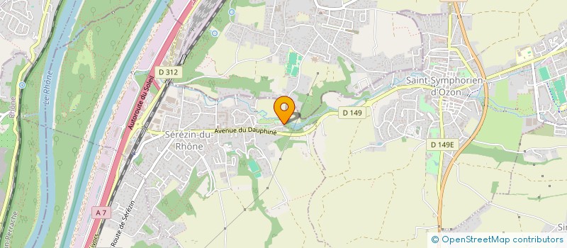 localisation de l'entreprise MONSIEUR AHMED BEN KHOUYA  SEREZIN-DU-RHONE