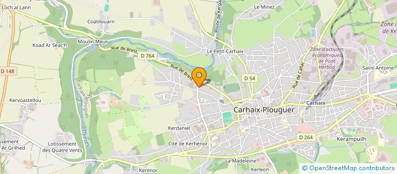 localisation de l'entreprise MONSIEUR AHMED BEN MAHMOUD  CARHAIX-PLOUGUER