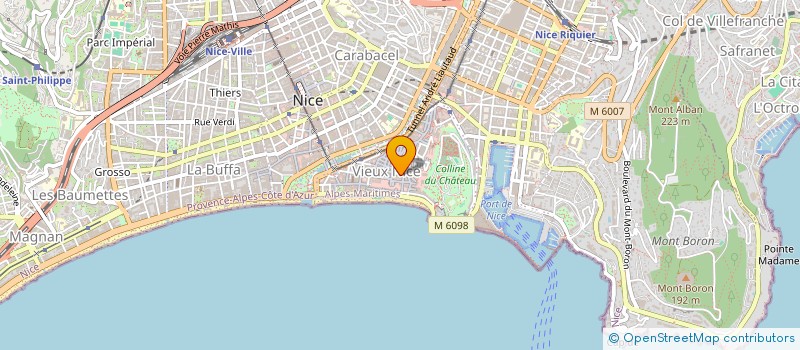 localisation de l'entreprise MONSIEUR AHMED BEN MOHAMED à NICE