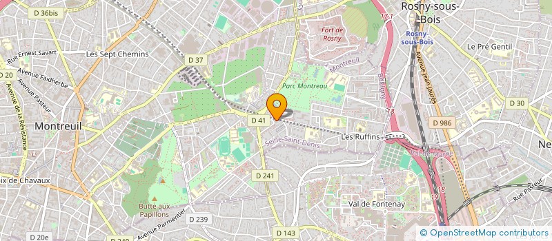 localisation de l'entreprise MONSIEUR AHMED BEN RADIA à MONTREUIL