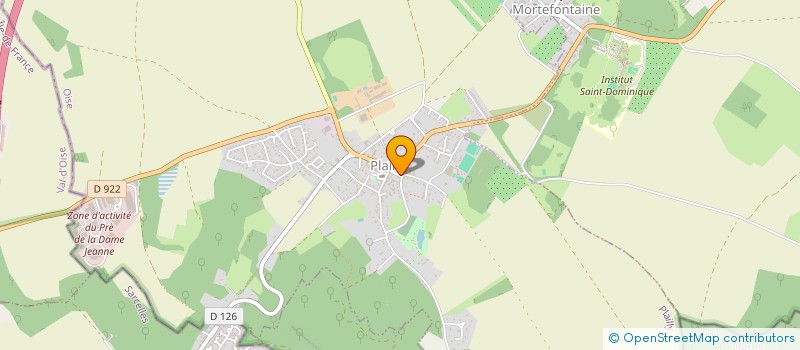 localisation de l'entreprise MONSIEUR AHMED BEN YAHIA  PLAILLY