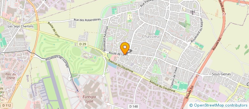 localisation de l'entreprise MONSIEUR AHMED BENABDELKADER à CHASSIEU