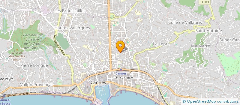 localisation de l'entreprise MONSIEUR AHMED BENABDERRAHMANE  CANNES