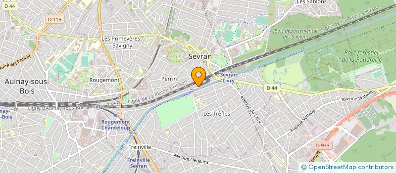 localisation de l'entreprise MONSIEUR AHMED BENAISSA à SEVRAN