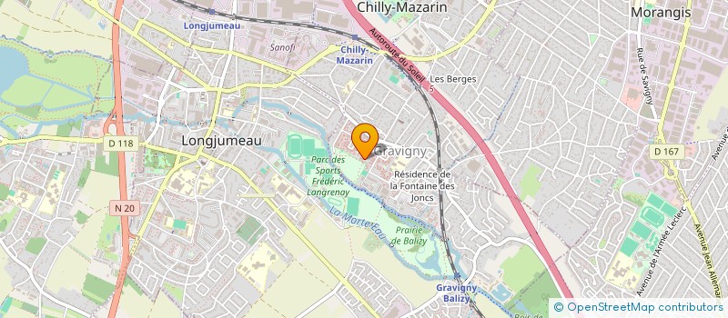 localisation de l'entreprise MONSIEUR AHMED BENAISSA à CHILLY-MAZARIN
