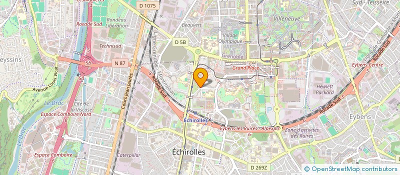 localisation de l'entreprise MONSIEUR AHMED BENALI à ECHIROLLES