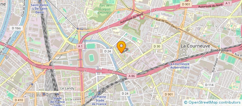 localisation de l'entreprise MONSIEUR AHMED BENAMRANE  SAINT-DENIS