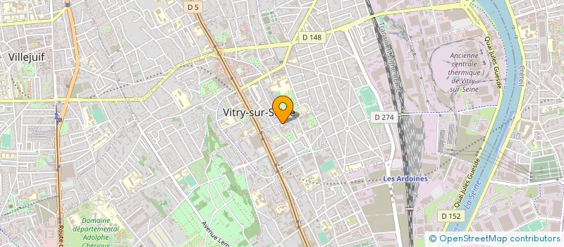 localisation de l'entreprise MONSIEUR AHMED BENAZI à VITRY-SUR-SEINE