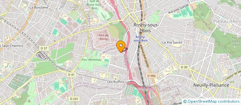 localisation de l'entreprise MONSIEUR AHMED BENAZZA à MONTREUIL
