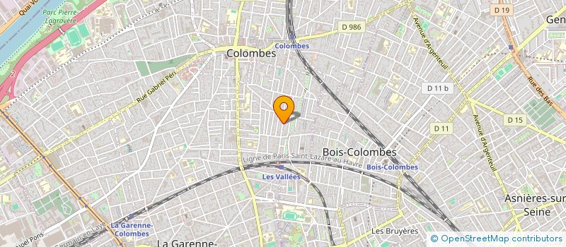 localisation de l'entreprise MONSIEUR AHMED BENBACHIR à COLOMBES