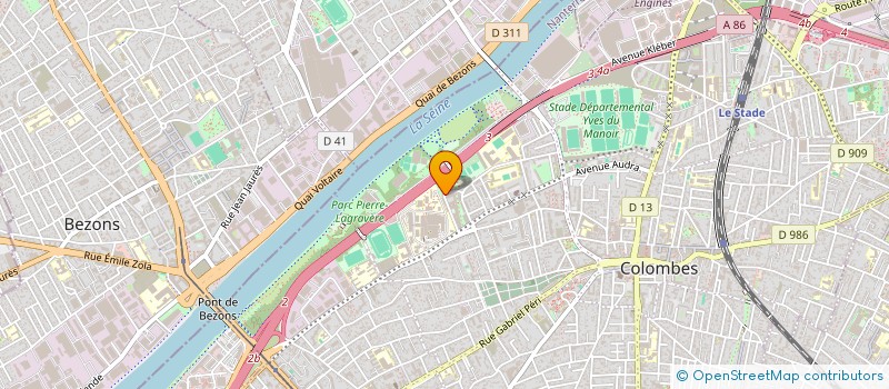 localisation de l'entreprise MONSIEUR AHMED BENBOUDJEMA à COLOMBES