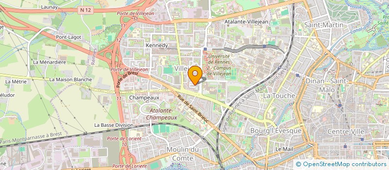localisation de l'entreprise MONSIEUR AHMED BENCHIKH  RENNES