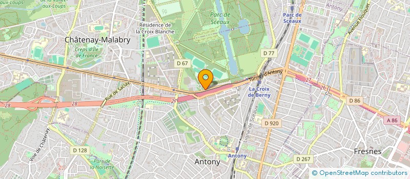 localisation de l'entreprise MONSIEUR AHMED BENCHOHRA à ANTONY