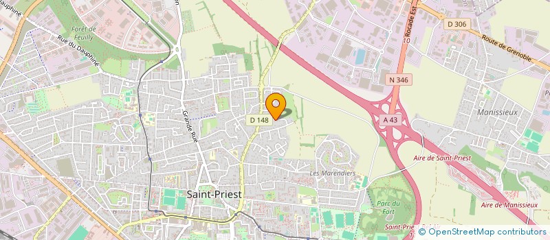 localisation de l'entreprise MONSIEUR AHMED BENDAOUD  SAINT-PRIEST