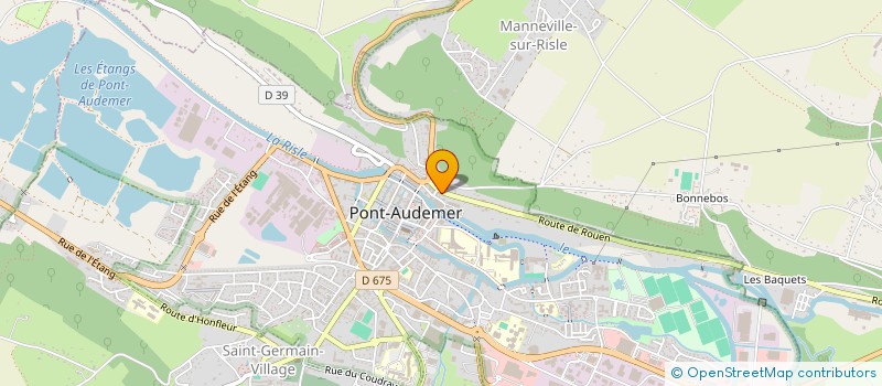 localisation de l'entreprise MONSIEUR AHMED BENDJELLOUL à PONT-AUDEMER