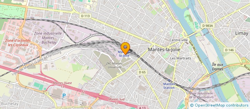 localisation de l'entreprise MONSIEUR AHMED BENDRISS à MANTES-LA-VILLE