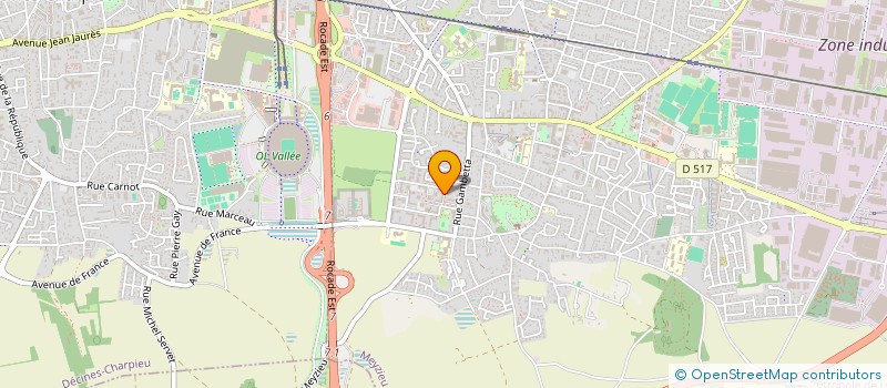 localisation de l'entreprise MONSIEUR AHMED BENGORINE  MEYZIEU