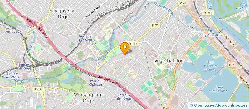 localisation de l'entreprise MONSIEUR AHMED BENHARKAT à VIRY-CHATILLON
