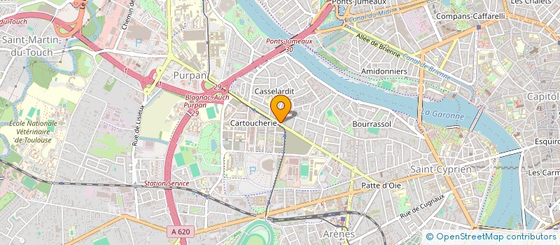 localisation de l'entreprise MONSIEUR AHMED BENHLIMA à TOULOUSE