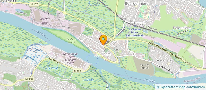 localisation de l'entreprise MONSIEUR AHMED BENJABALLAH  INDRE