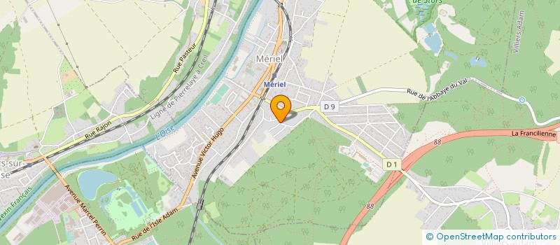 localisation de l'entreprise MONSIEUR AHMED BENLEDRA à MERIEL