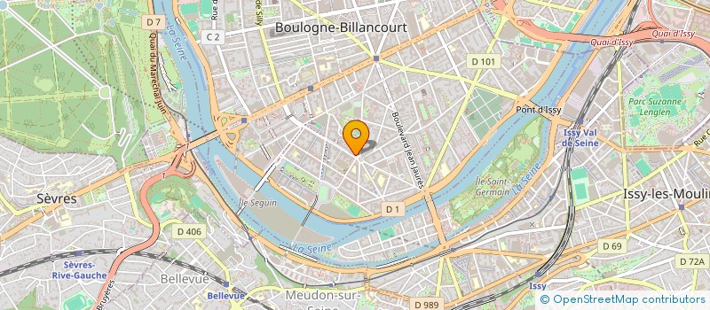 localisation de l'entreprise MONSIEUR AHMED BENMAHAMMED à BOULOGNE-BILLANCOURT