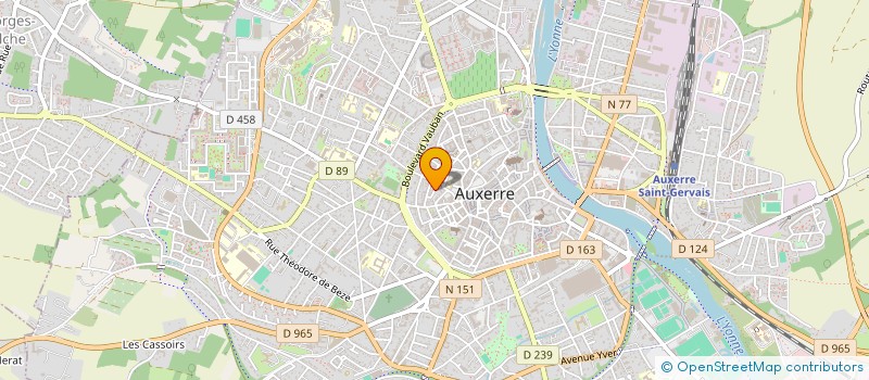 localisation de l'entreprise MONSIEUR AHMED BENMECHERI à AUXERRE