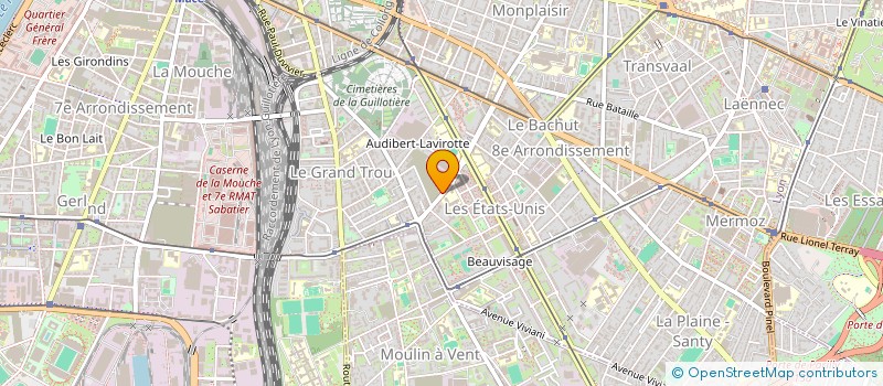 localisation de l'entreprise MONSIEUR AHMED BENMESSAOUD  VENISSIEUX