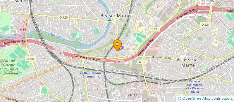 localisation de l'entreprise MONSIEUR AHMED BENOTMANE  MONTFERMEIL