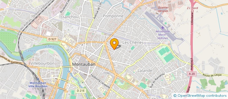 localisation de l'entreprise MONSIEUR AHMED BENOUADAH  MONTAUBAN