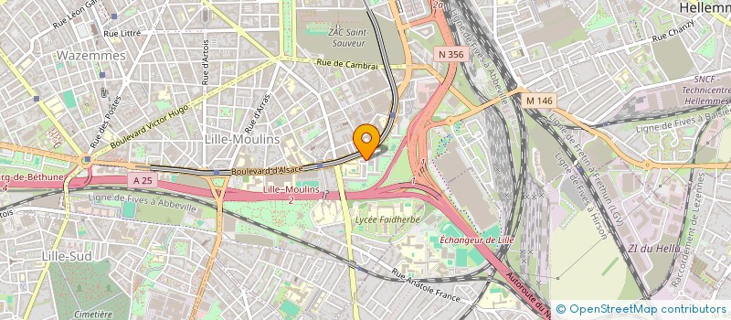localisation de l'entreprise MONSIEUR AHMED BENSABRA à LILLE