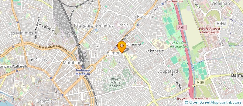 localisation de l'entreprise MONSIEUR AHMED BENSADA  TOULOUSE