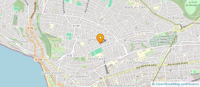 localisation de l'entreprise MONSIEUR AHMED BENSALEM à LE HAVRE