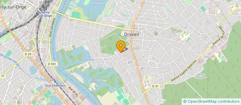 localisation de l'entreprise MONSIEUR AHMED BENSALEM à DRAVEIL