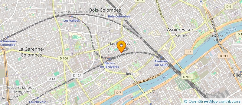 localisation de l'entreprise MONSIEUR AHMED BENSEGHIR à COURBEVOIE