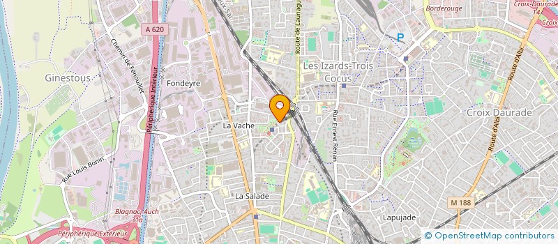 localisation de l'entreprise MONSIEUR AHMED BENSEKRANE  TOULOUSE