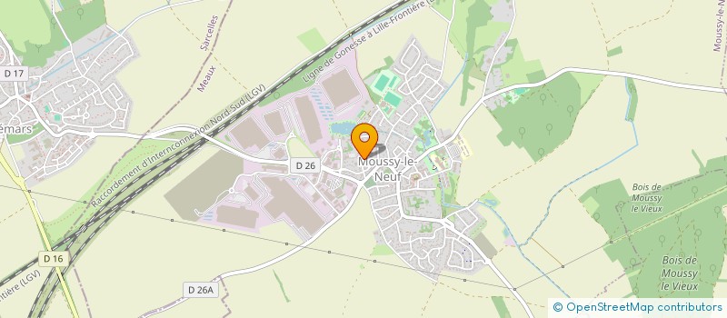 localisation de l'entreprise MONSIEUR AHMED BENTAHAR  MOUSSY-LE-NEUF