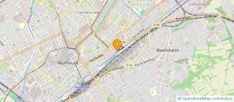 localisation de l'entreprise MONSIEUR AHMED BENTOUNSI  MULHOUSE