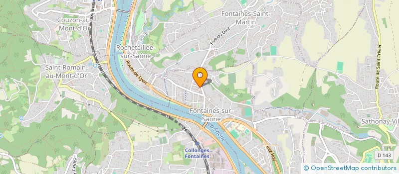 localisation de l'entreprise MONSIEUR AHMED BENYOUB  FONTAINES SUR SAONE