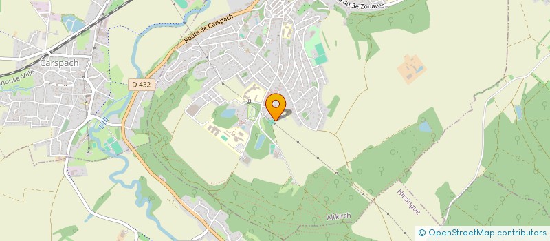 localisation de l'entreprise MONSIEUR AHMED BENZEBIDA GHAZALI  ALTKIRCH