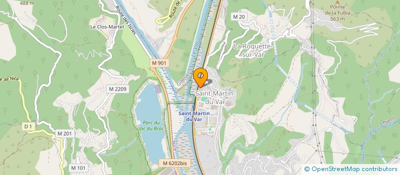 localisation de l'entreprise MONSIEUR AHMED BENZERROUK  SAINT-MARTIN-DU-VAR